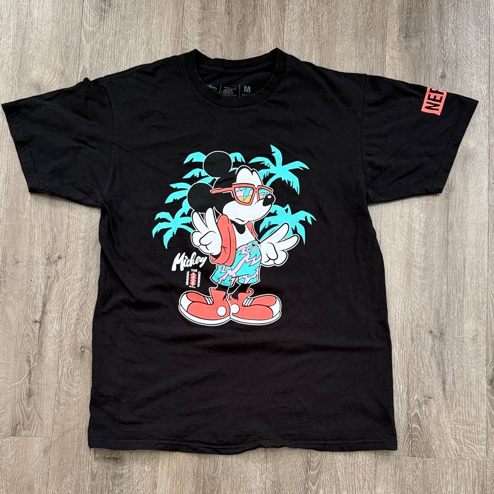 Neff Black Tee with Cool Graphic